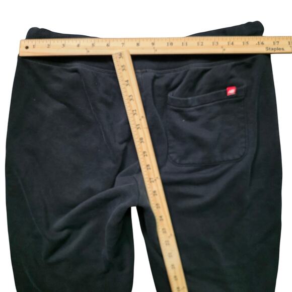 New Balance Essentials Stacked Logo Sweatpant Men’s Large Black French Terry - Picture 5 of 6
